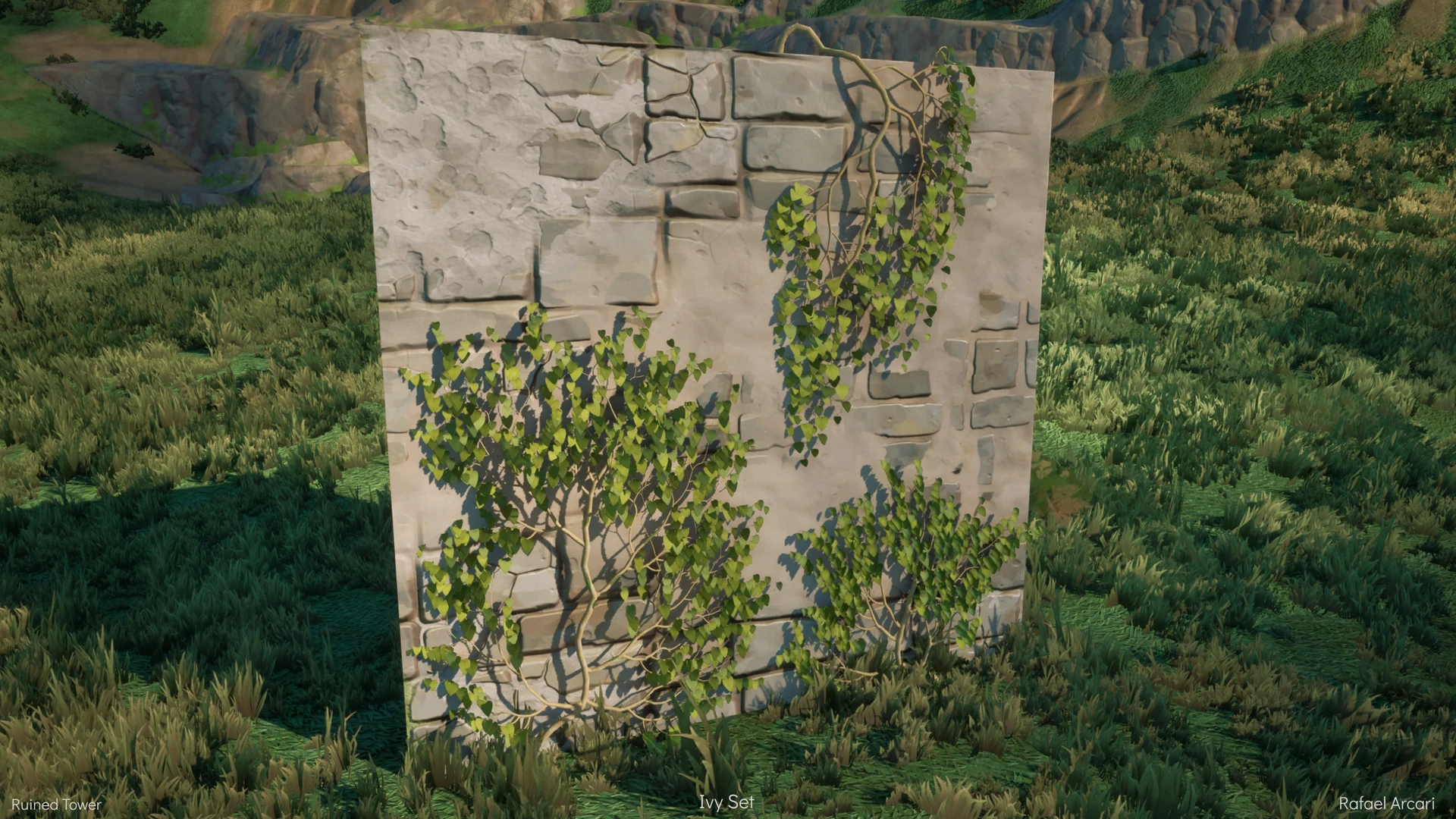 Ivys where made using speedtree